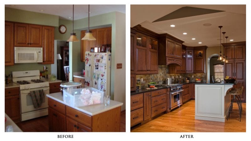 kitchen remodeling before after